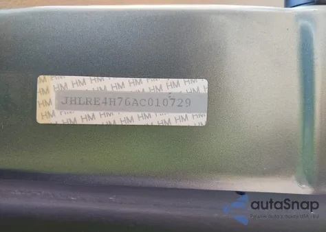 2010 Honda Cr-V Ex-L from USA, damaged, VIN JHLRE4H76AC010729